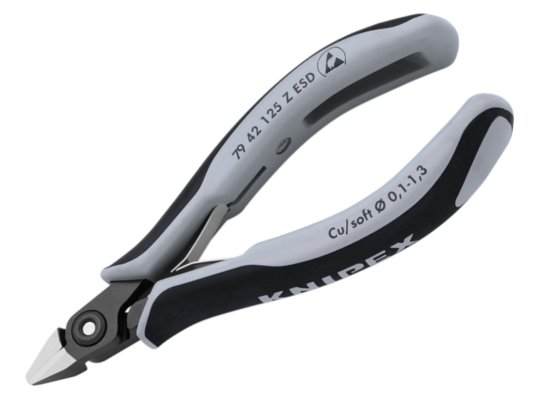 Knipex 79 42 125 Z ESD Precision Electronics Side Cutters 125mm 79 42 125 Z ESD