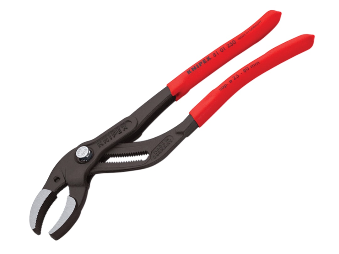 Knipex 81 01 250 Siphon and Connector Pliers Black Atramentized Finish 250mm 81 01 250 SB