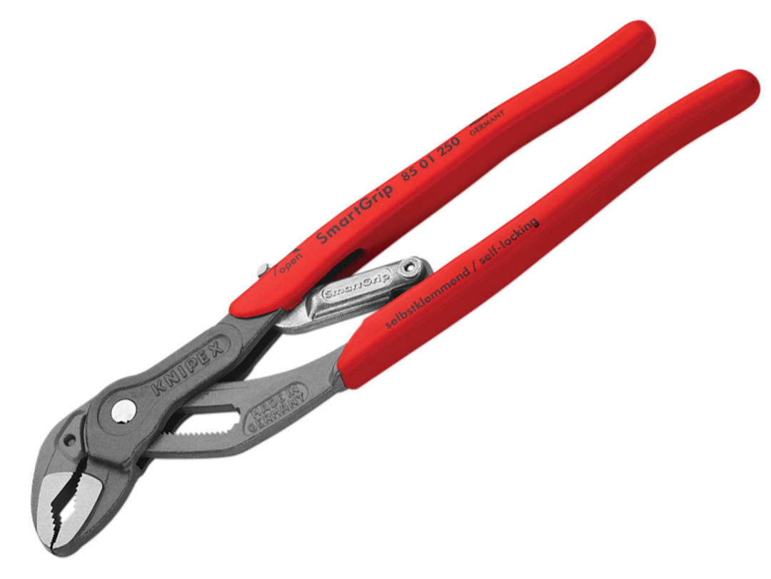 Knipex 85 01 250 SmartGrip® Water Pump Pliers Plastic Coated Grip 250mm 85 01 250 SB