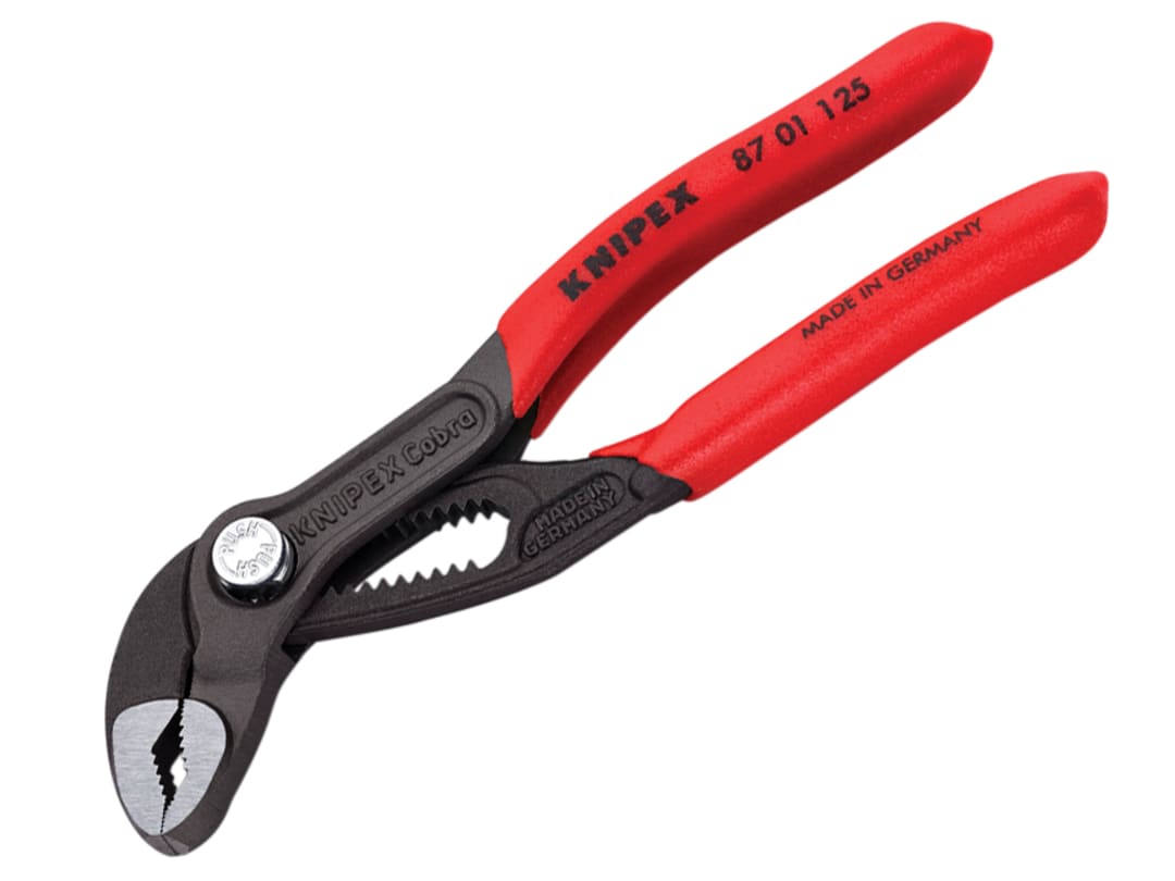 Knipex 87 01 125 Cobra® High-Tech Mini Water Pump Pliers Plastic Coated Grip 125mm 87 01 125 SB