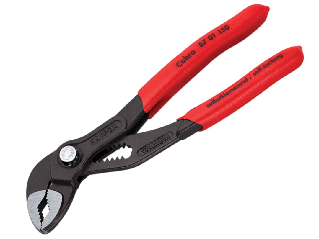 Knipex 87 01 150 Cobra® High-Tech Water Pump Pliers Plastic Coated Grip 150mm 87 01 150 SB