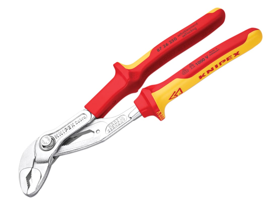 Knipex 87 26 250 VDE Cobra® Water Pump Pliers 250mm 87 26 250 SB