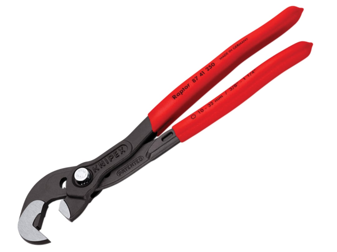 Knipex 87 41 250 Multiple Slip Joint Spanner Plastic Coated Grip 250mm 87 41 250 SB
