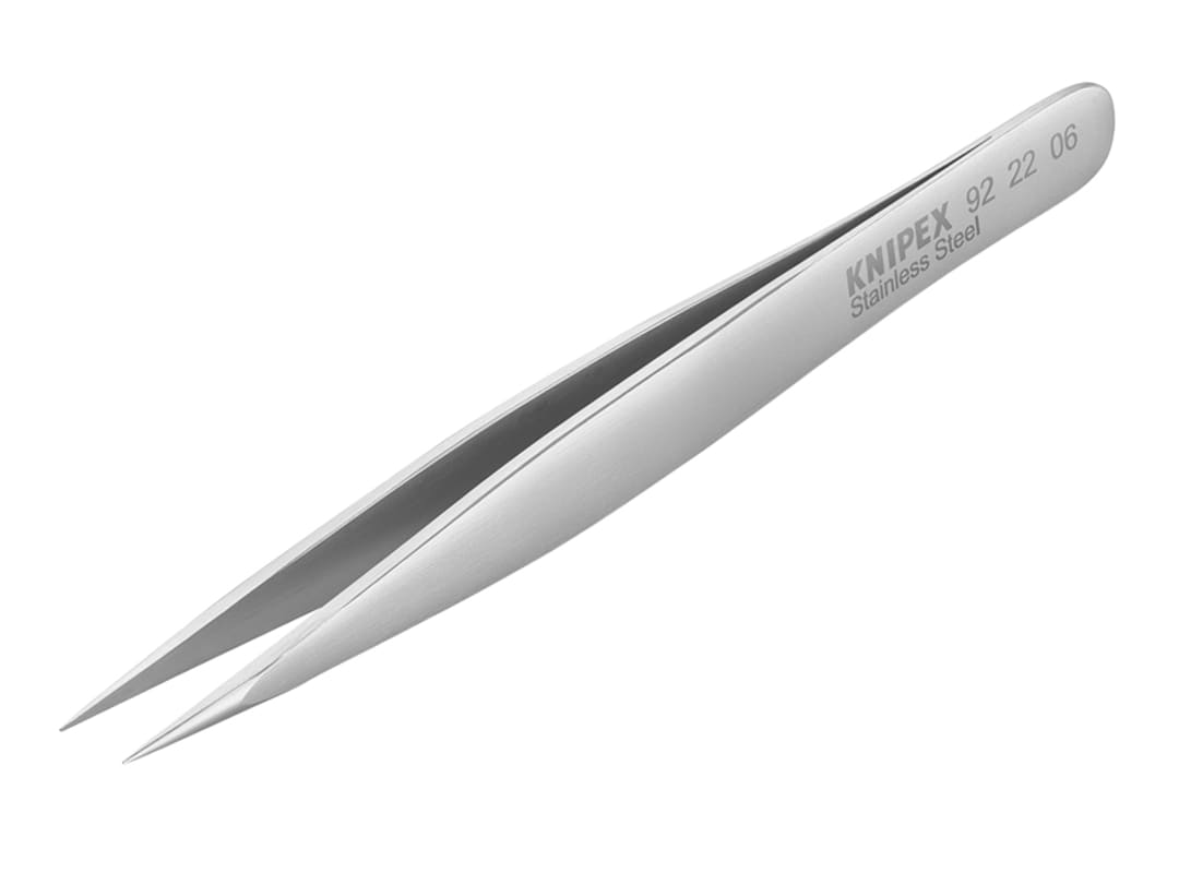 Knipex 92 22 06 Stainless Steel Universal Needle Point Tweezers 120mm 92 22 06