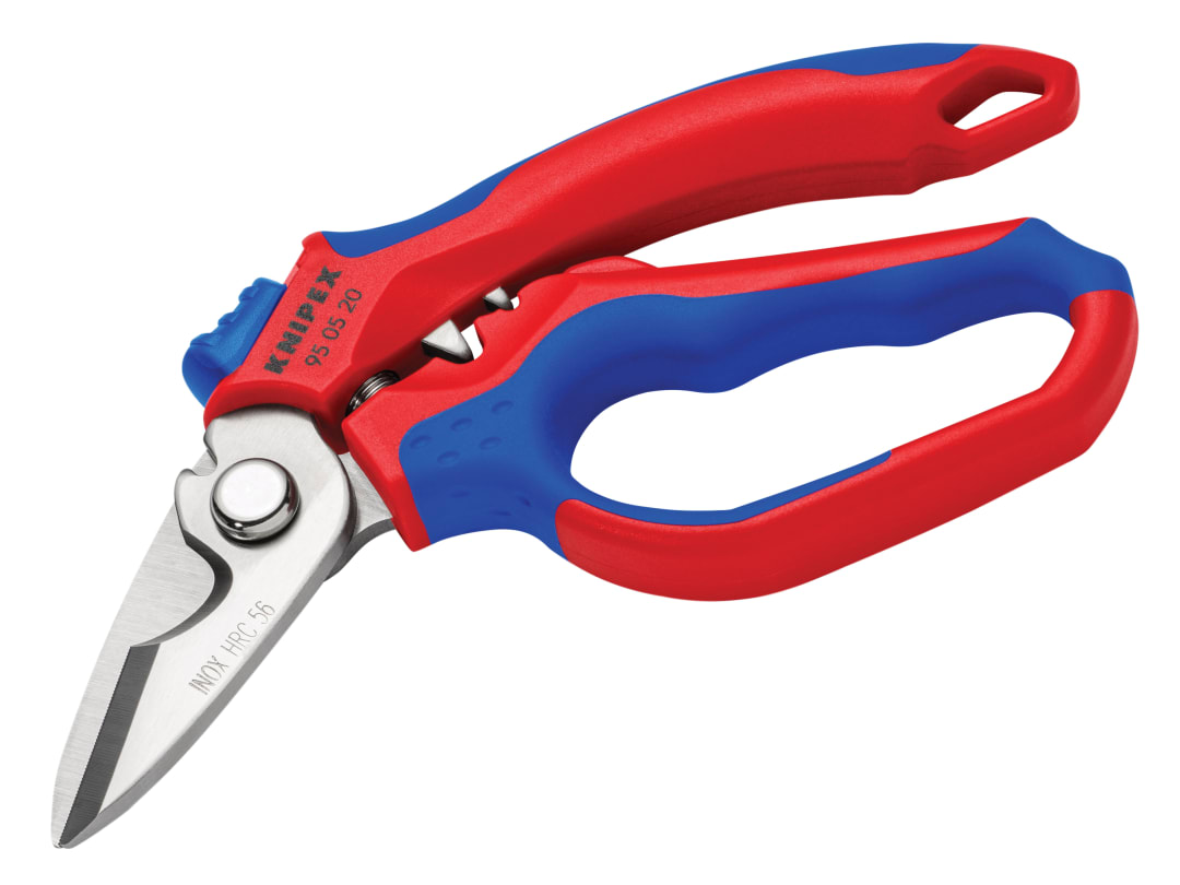 Knipex 95 05 20 Angled Electricians' Shears 160mm 95 05 20 SB