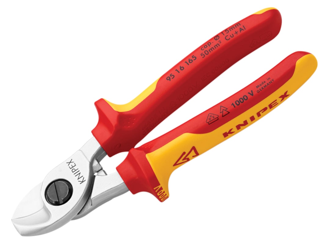 Knipex 95 16 165 VDE Cable Shears 165mm 95 16 165 SB