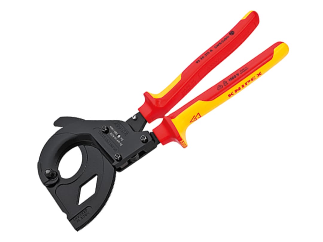 Knipex 95 36 315 VDE Ratchet Action Cable Cutter 315mm 95 36 315 A
