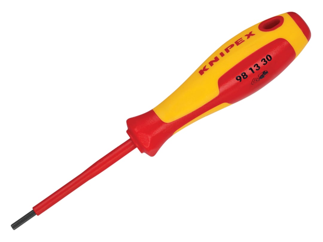 Knipex 98 13 30 VDE Hexagon Socket Screw Screwdriver 3.0 x 182mm 98 13 30