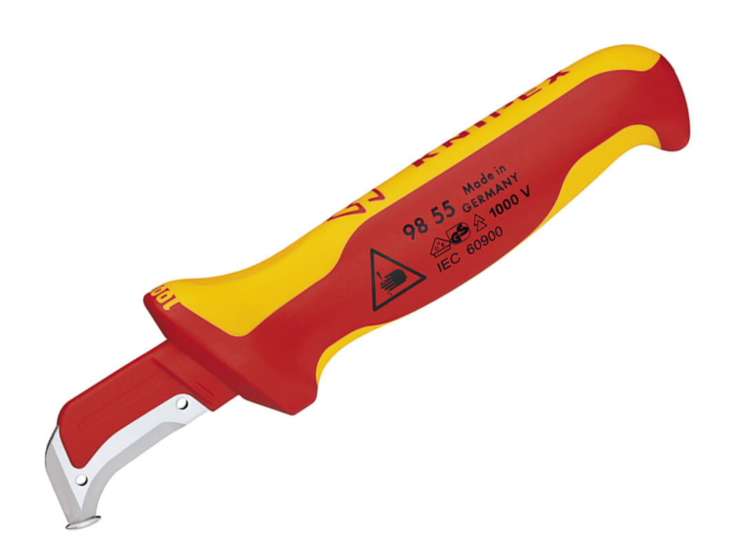 Knipex 98 55 VDE Stripping Knife 180mm 98 55