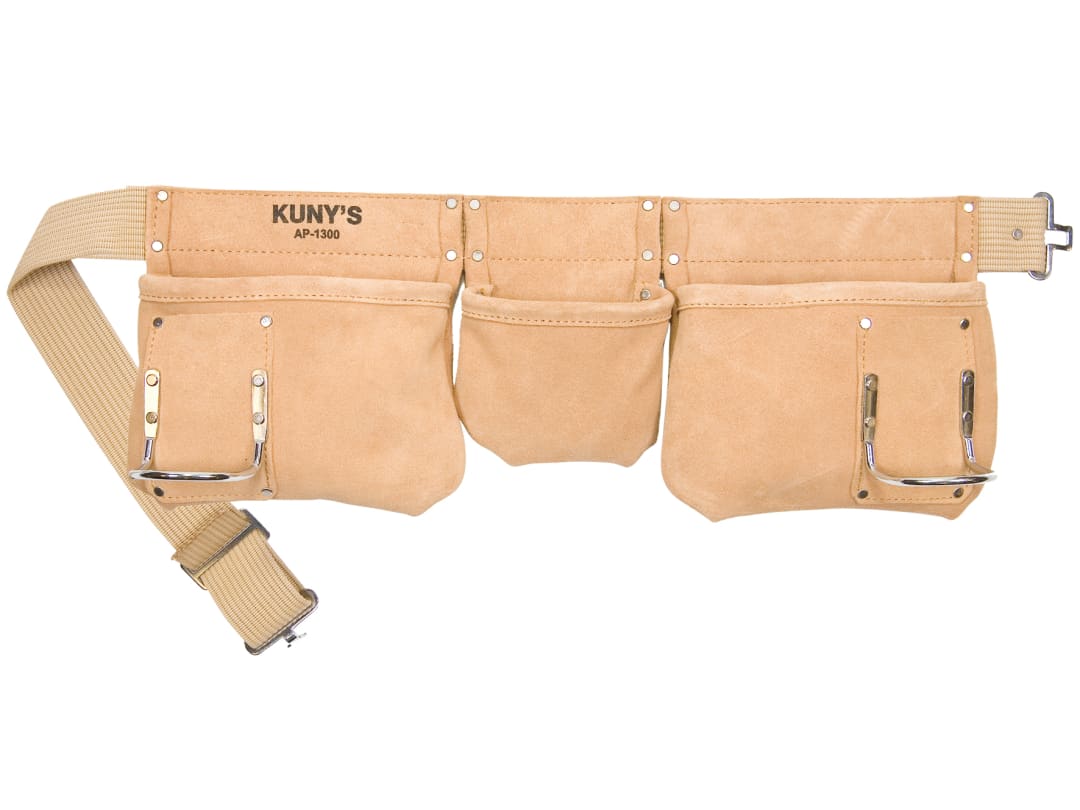 Kuny's AP-1300 Carpenter's Apron 5 Pocket Suede Leather AP1300