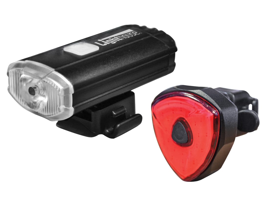 Lighthouse Elite Rechargeable LED Bike Light Set HL-BK4091 & 4902