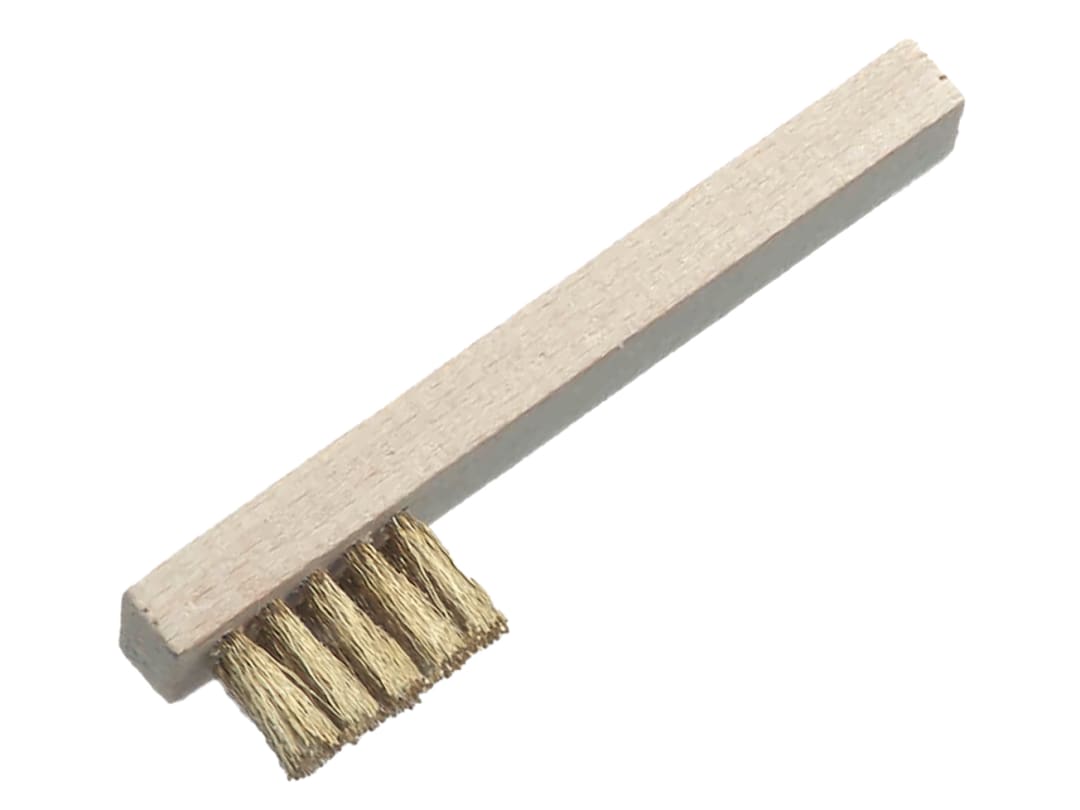 Lessmann Spark Plug Brush 2 Row Brass Wire 125.111
