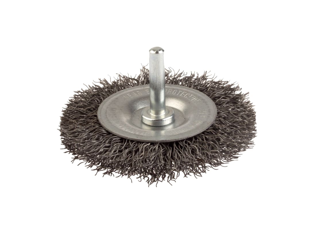 Lessmann DIY Wheel Brush 100 x 10mm, 0.35 Steel Wire 410.153.07