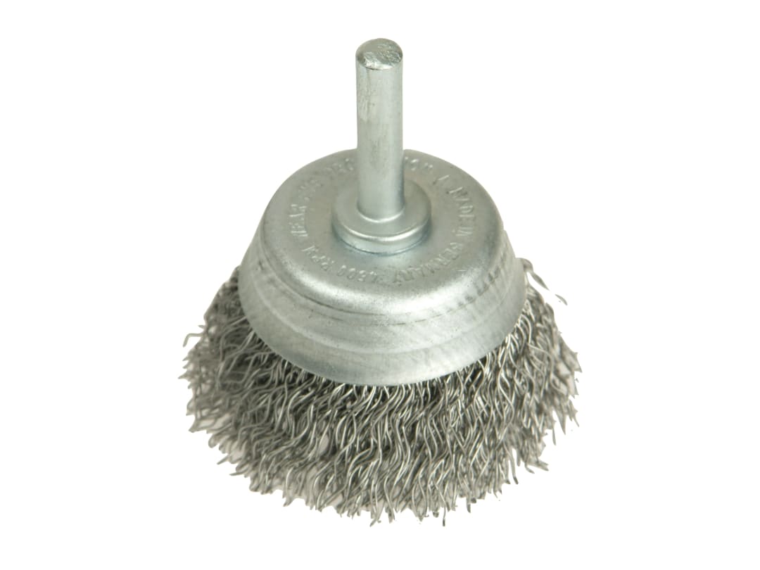 Lessmann DIY Cup Brush with Shank 50mm, 0.35 Steel Wire 430.123.EP