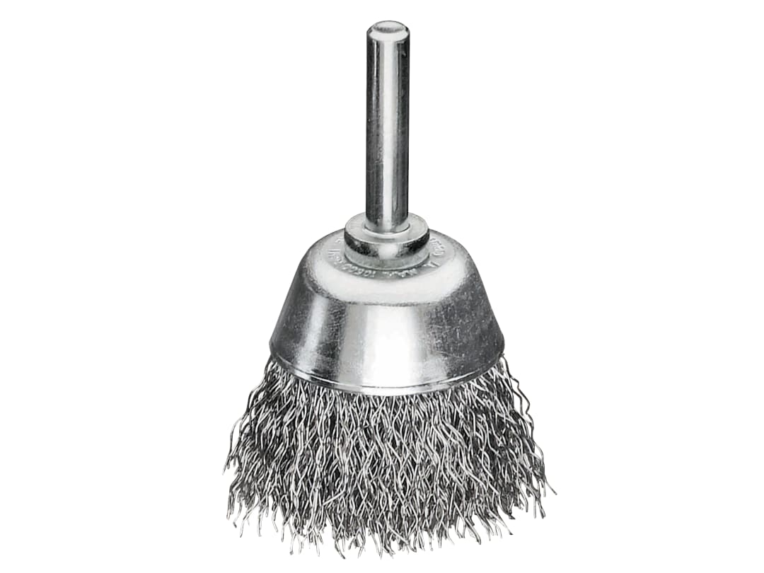 Lessmann Cup Brush with Shank D70mm x H25, 0.30 Steel Wire 437.162