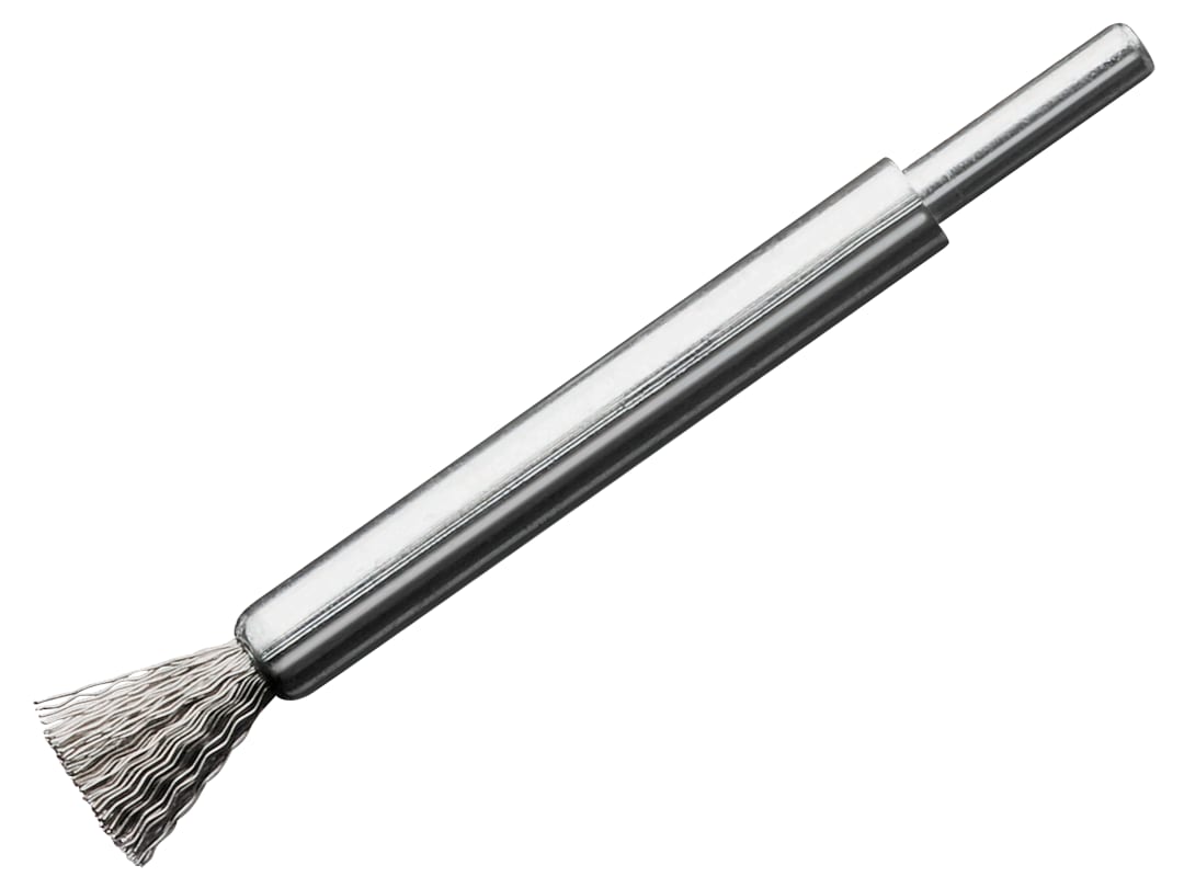 Lessmann End Brush with Shank 12 x 120mm, 0.30 Steel Wire 458.161