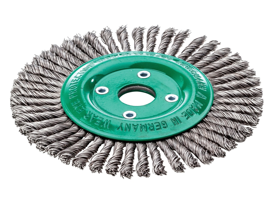Lessmann Pipeline Brush 48 Knots 178 x 22.2mm Bore Stainless Steel Wire 475.801.48