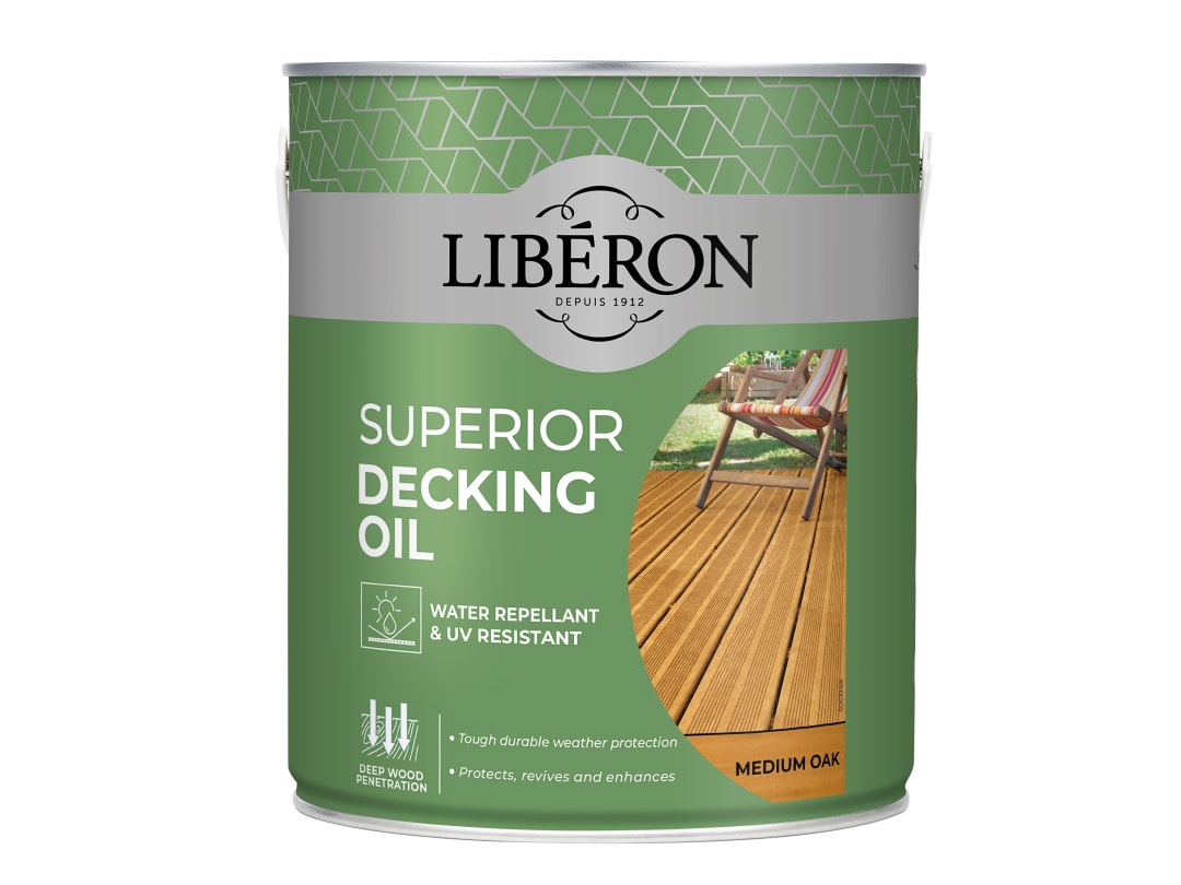Liberon Superior Decking Oil Medium Oak 2.5 litre 126104