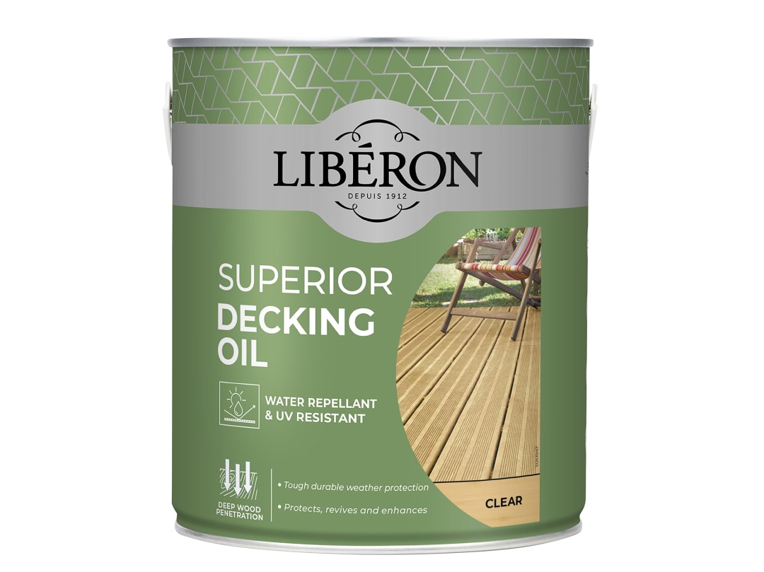 Liberon Superior Decking Oil Clear 5 litre 126106