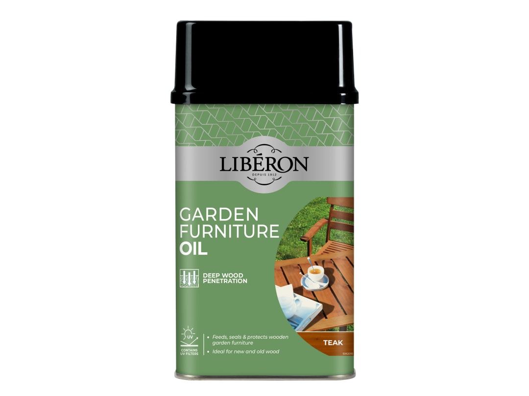 Liberon Garden Furniture Oil Teak 1L 126173