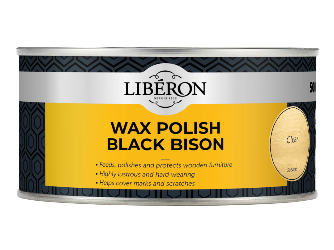 Liberon Bison Paste Wax Clear 500ml 069970