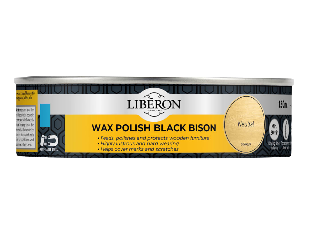 Liberon Bison Paste Wax Neutral 150ml 126871