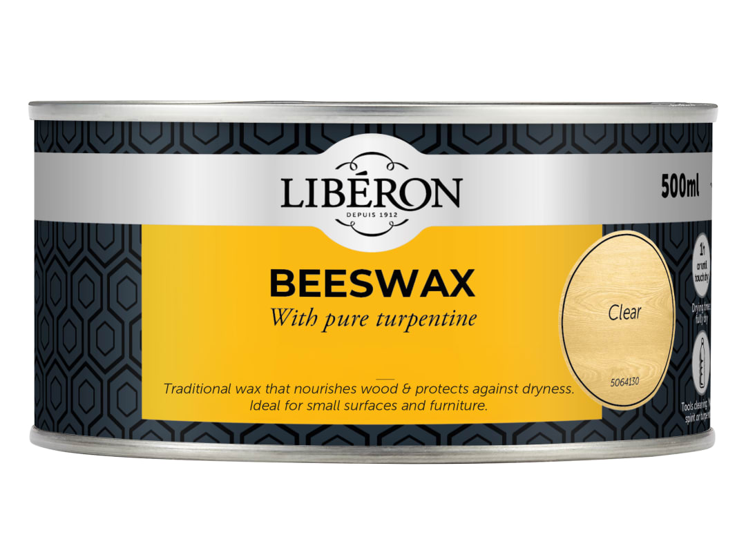 Liberon Beeswax Paste Clear 500ml 126897