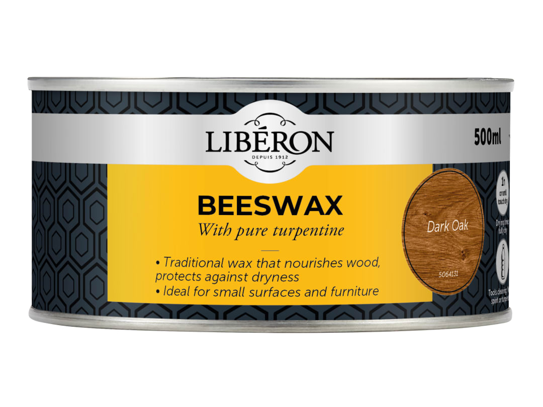 Liberon Beeswax Paste Dark Oak 500ml 126898
