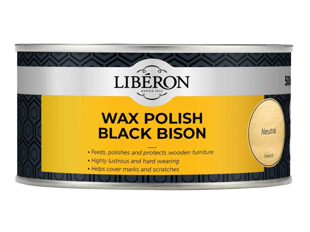Liberon Bison Paste Wax Neutral 500ml 126878