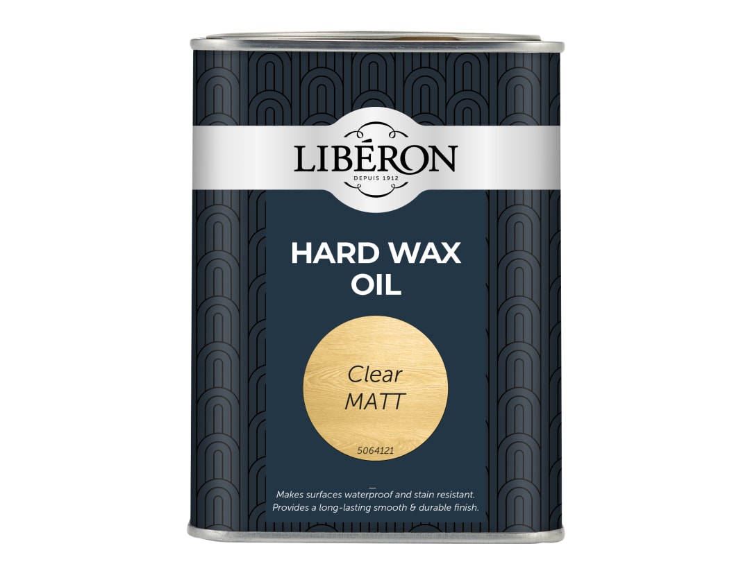 Liberon Hard Wax Oil Clear Matt 1 litre 104466