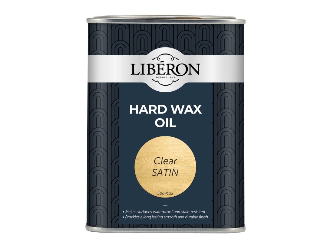 Liberon Hard Wax Oil Clear Satin 1 litre 104467