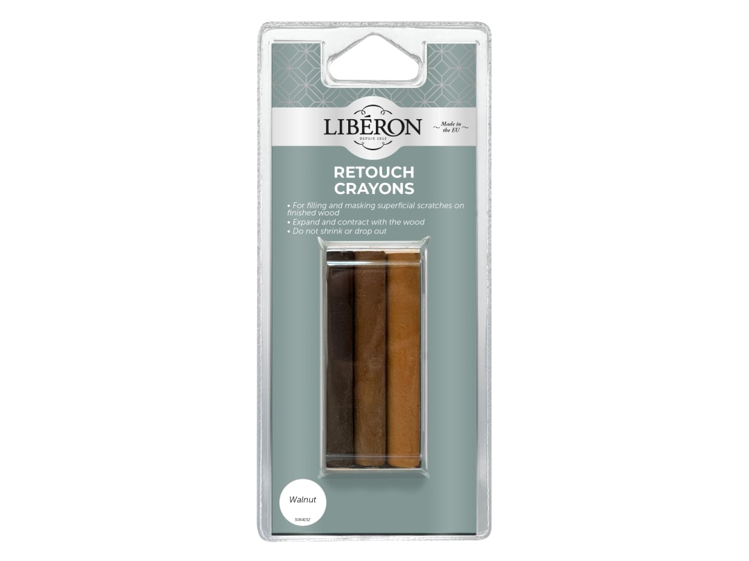 Liberon Retouch Crayons Walnut (3 Pack) 126930