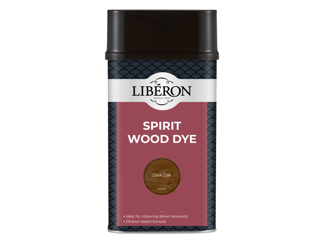 Liberon Spirit Wood Dye Dark Oak 1 litre 126787