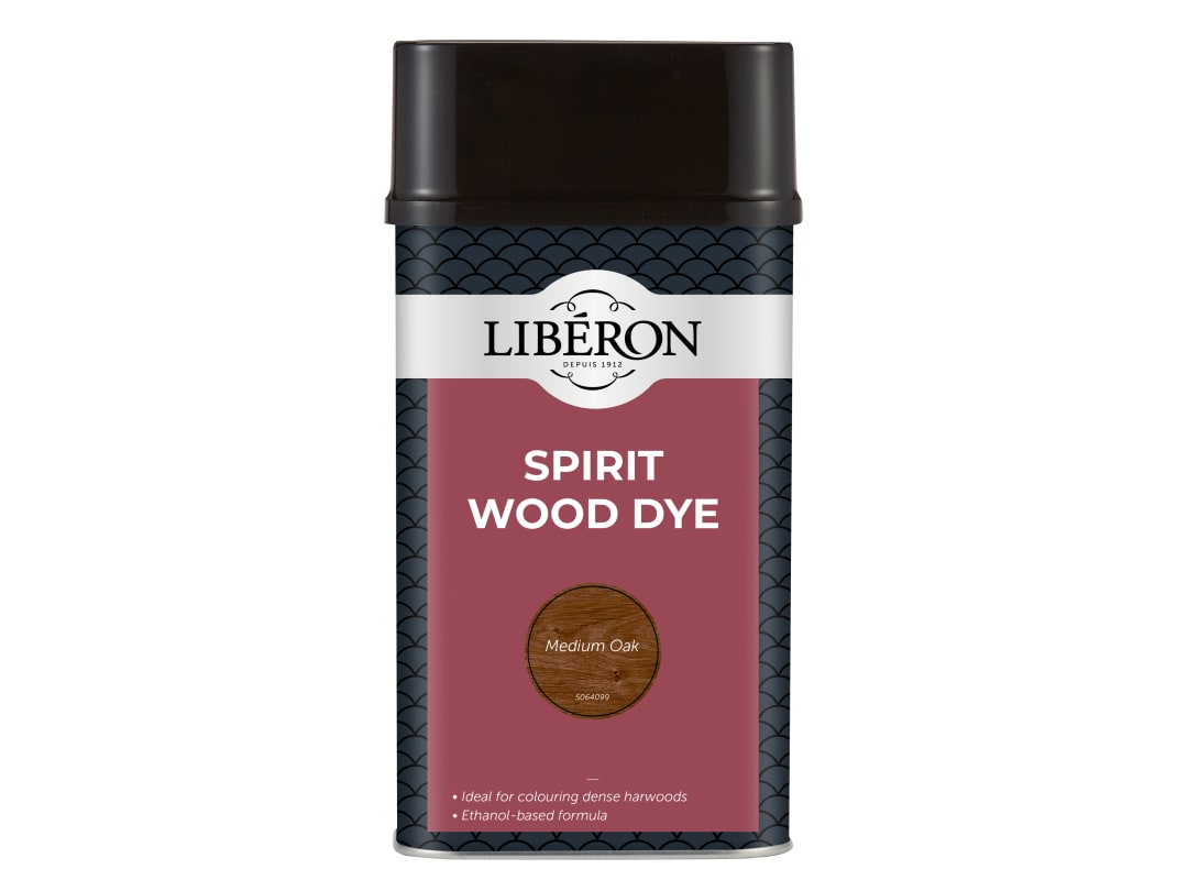 Liberon Spirit Wood Dye Medium Oak 1 litre 126791