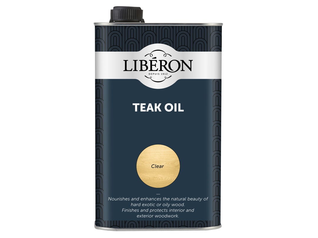 Liberon Teak Oil With UV 1L 014634