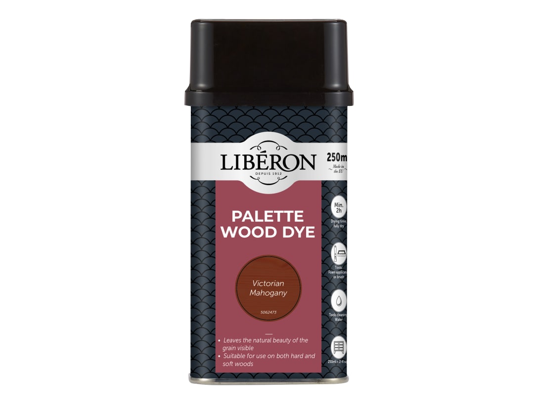 Liberon Palette Wood Dye Victorian Mahogany 250ml 126735