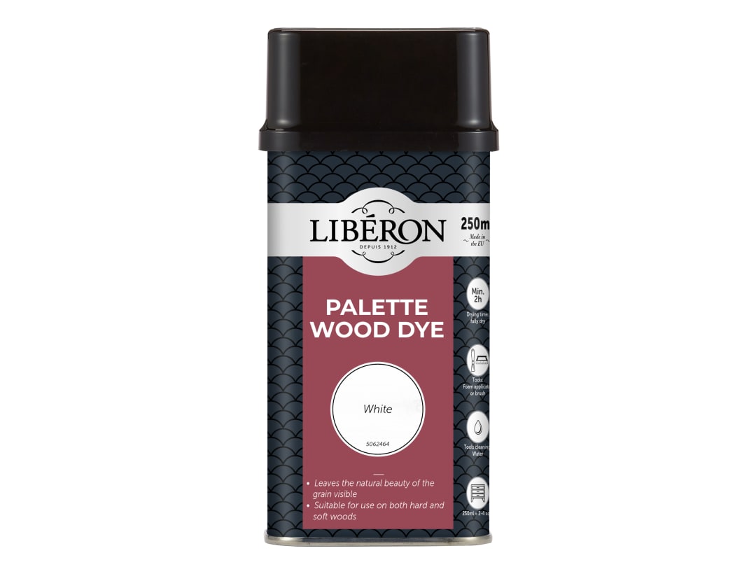 Liberon Palette Wood Dye White 250ml 126726