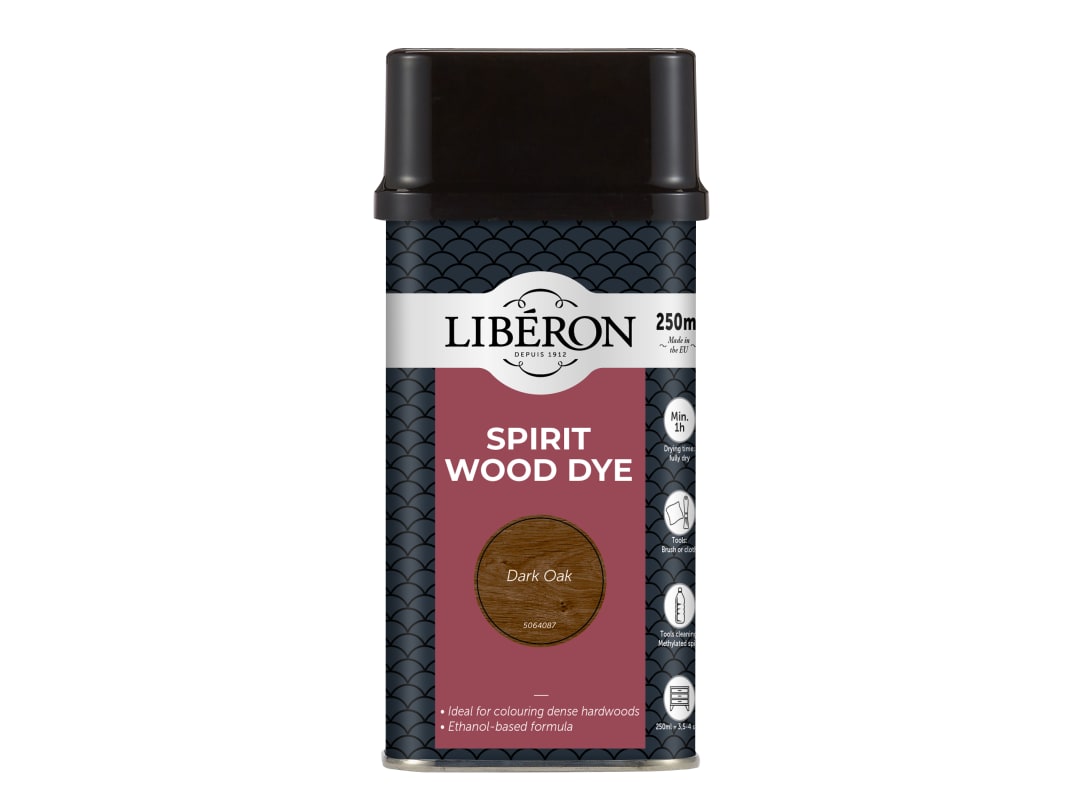 Liberon Spirit Dye Dark Oak 250ml 014432