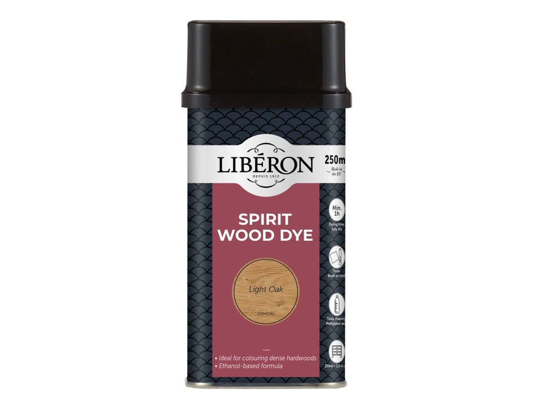 Liberon Spirit Dye Light Oak 250ml 014425