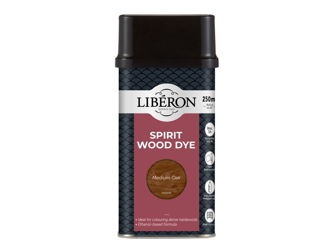 Liberon Spirit Dye Medium Oak 250ml 126783