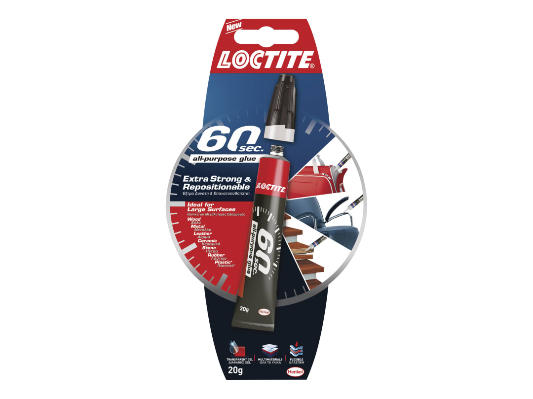 Loctite All Purpose Glue 60 Seconds 2707222