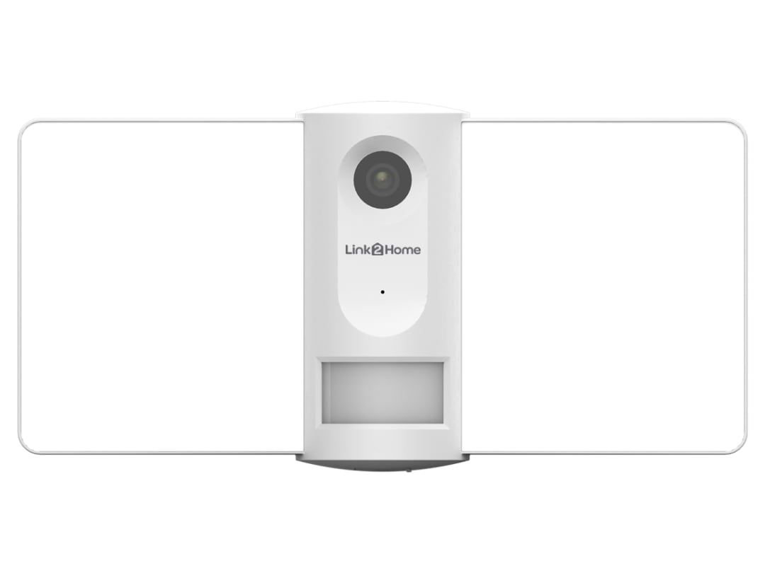 Link2Home Outdoor Smart Floodlight Camera 2K 4MP White L2H-FLOODCAM2WH