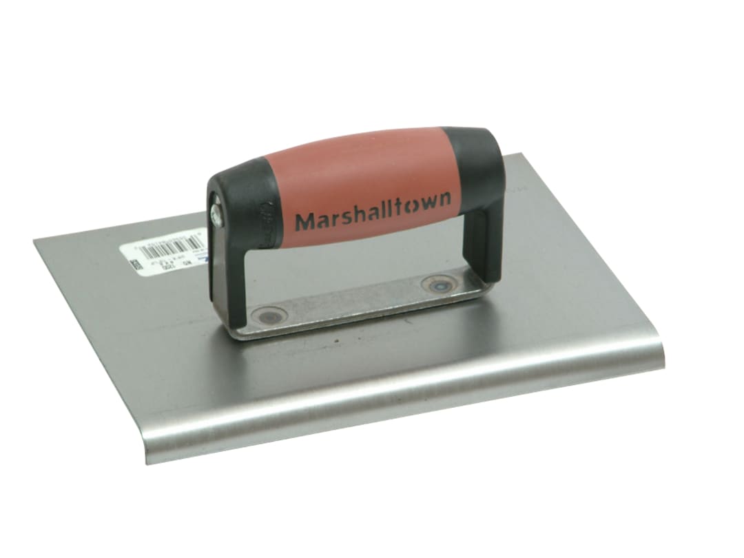 Marshalltown M120D Cement Edger Straight End Durasoft Handle 8 x 6in M120D