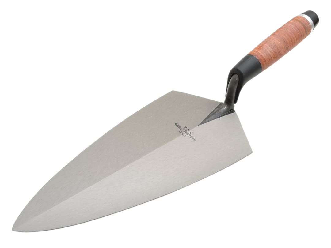 Marshalltown 19L Philadelphia Pattern Brick Trowel Leather Handle 12in M1912L