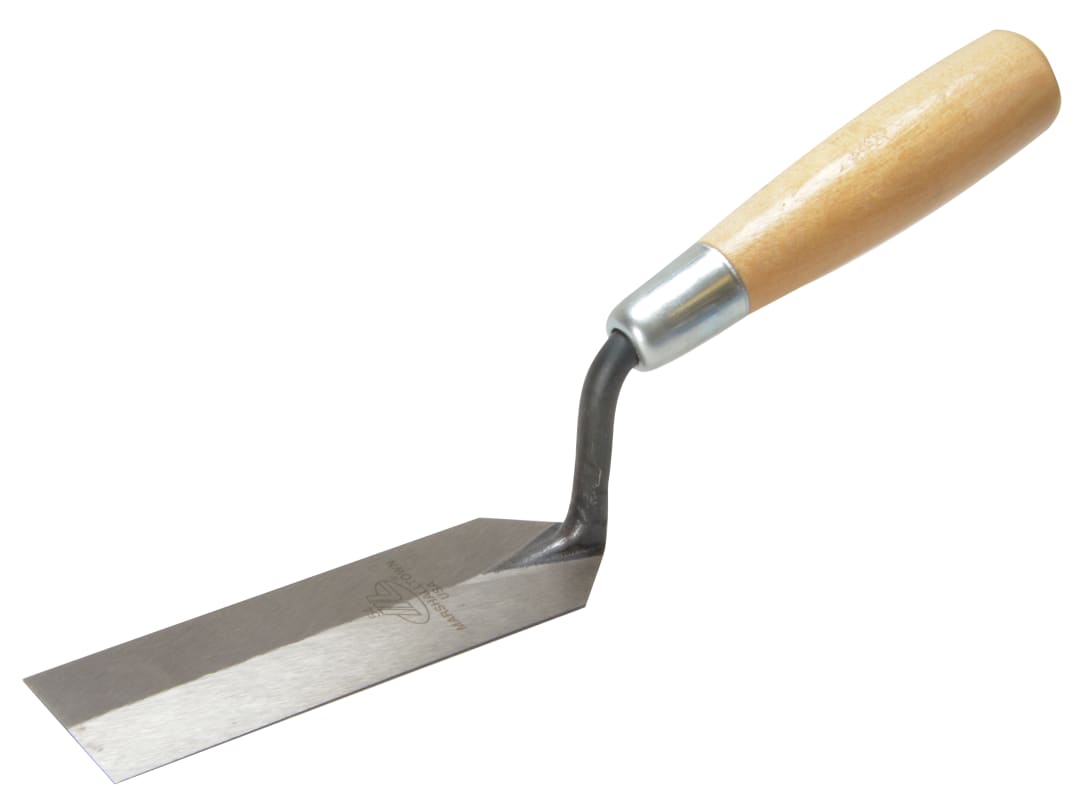 Marshalltown 54 Margin Trowel Wooden Handle 5 x 1.1/2in M54