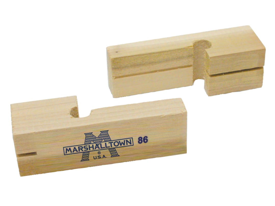 Marshalltown 86 Hardwood Line Blocks (Pack 2) M86