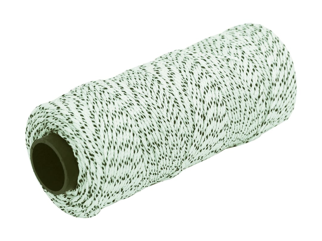 Marshalltown M635 Bonded Nylon Mason's Line 152m (500ft) Flecked White M635