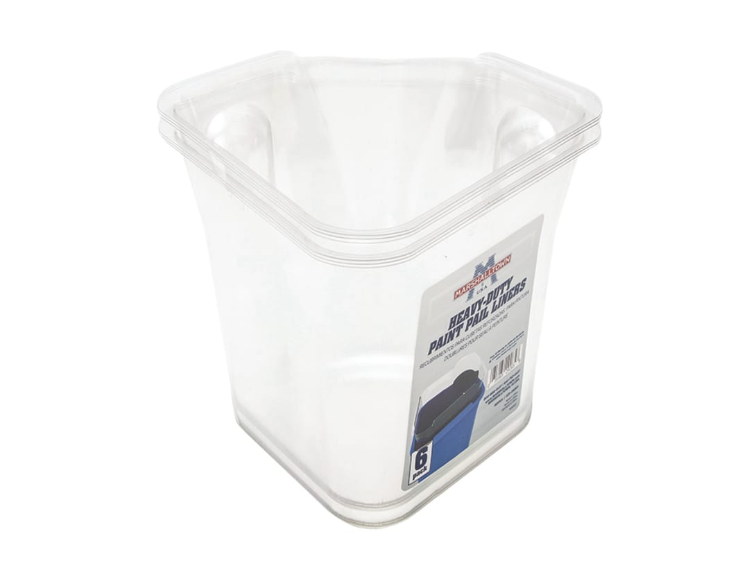 Marshalltown Heavy-Duty Paint Pail Liners (Pack 6) MHDPL6