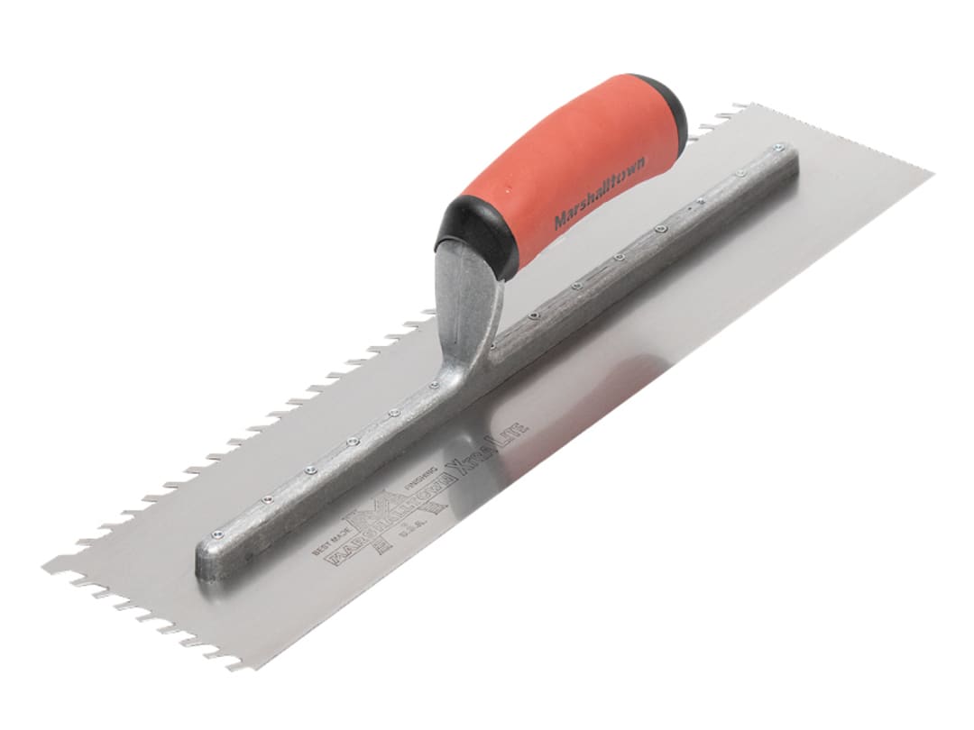 Marshalltown LayFlat 10mm Notch Trowel 16 x 4in MLF3816SD