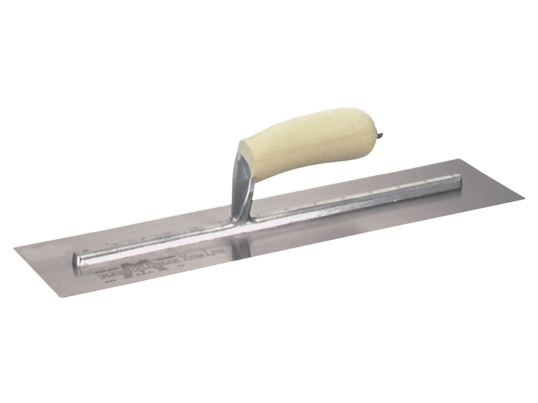 Marshalltown MXS66 Cement Trowel Wooden Handle 16 x 4in MXS66